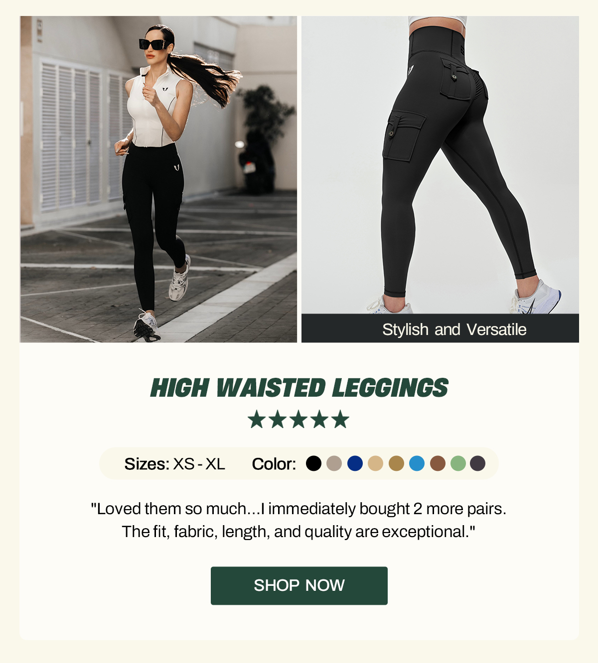 high waisted leggings